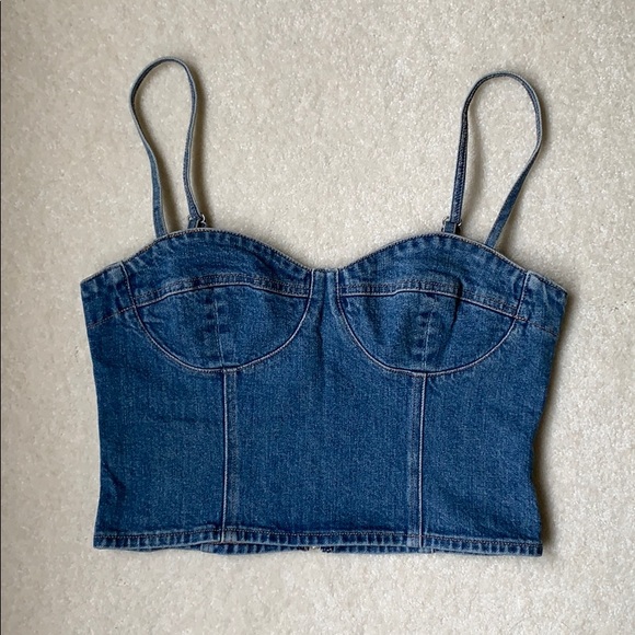 Aritzia Tops - Aritzia Denim Crop Top